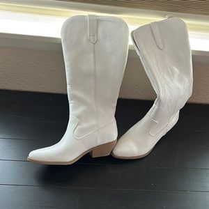 White cowboy boots